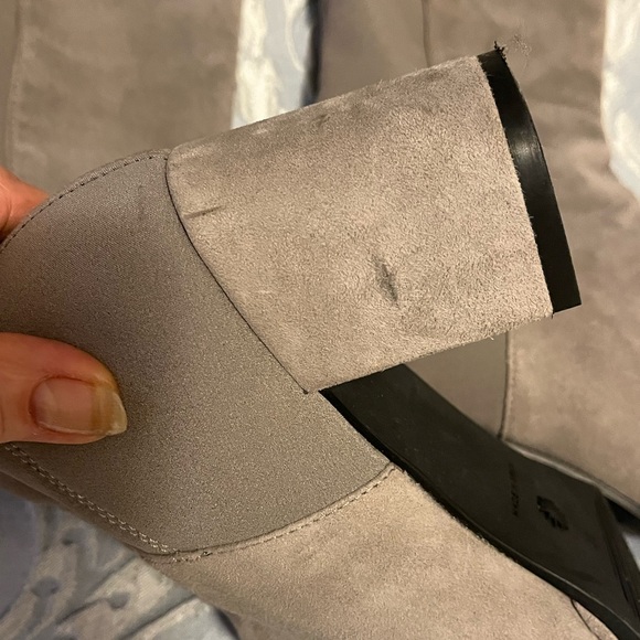Stuart Weitzman Gray Knee/Riding Boots - Picture 12 of 14